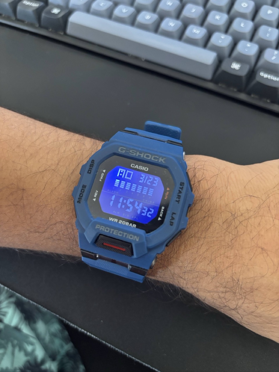 Fake watch with led